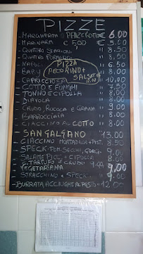 Menu du Gastronomia Pizzeria San Galgano à Chiusdino