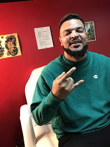 Explore tattoo words ideas for men, creative tattoo ideas in Buffalo, available at The Salty Dog Barbershop