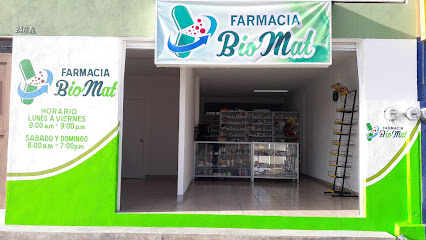 Farmacia Biomat Av. Martha De Vivanco, Florida Ll, Florida Ii, 78726 Matehuala, S.L.P. Mexico