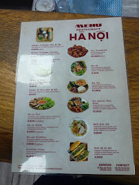 Restaurant Hanoï à Vitré menu