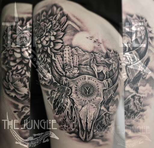 Explore apollo tattoo ideas, creative tattoo ideas in Warren, available at THE JUNGLE Body Art Studio