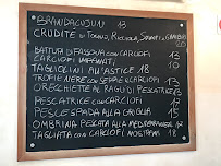 Restaurant Il Casale del Beuca à Cogoleto (le menu)
