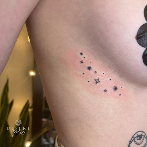 Explore peach tattoo ideas, creative tattoo ideas in Phoenix, available at Desert Grace Beauty