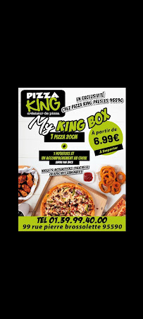 Menu / carte de PIZZA KING PRESLES à Presles