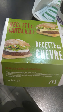 Restaurant de hamburgers McDonald's à Marseille - menu / carte