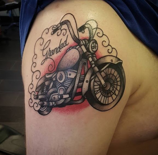 Explore irish sleeve tattoo ideas, creative tattoo ideas in Elko, available at Tom Custom Tattoos and Body Piercing Studio