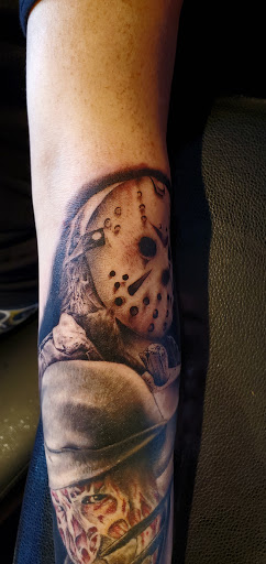 Explore zodiac tattoo ideas for men, creative tattoo ideas in Kalispell, available at Swindler Ink