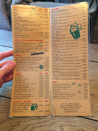 Bar La Laverie à Paris menu