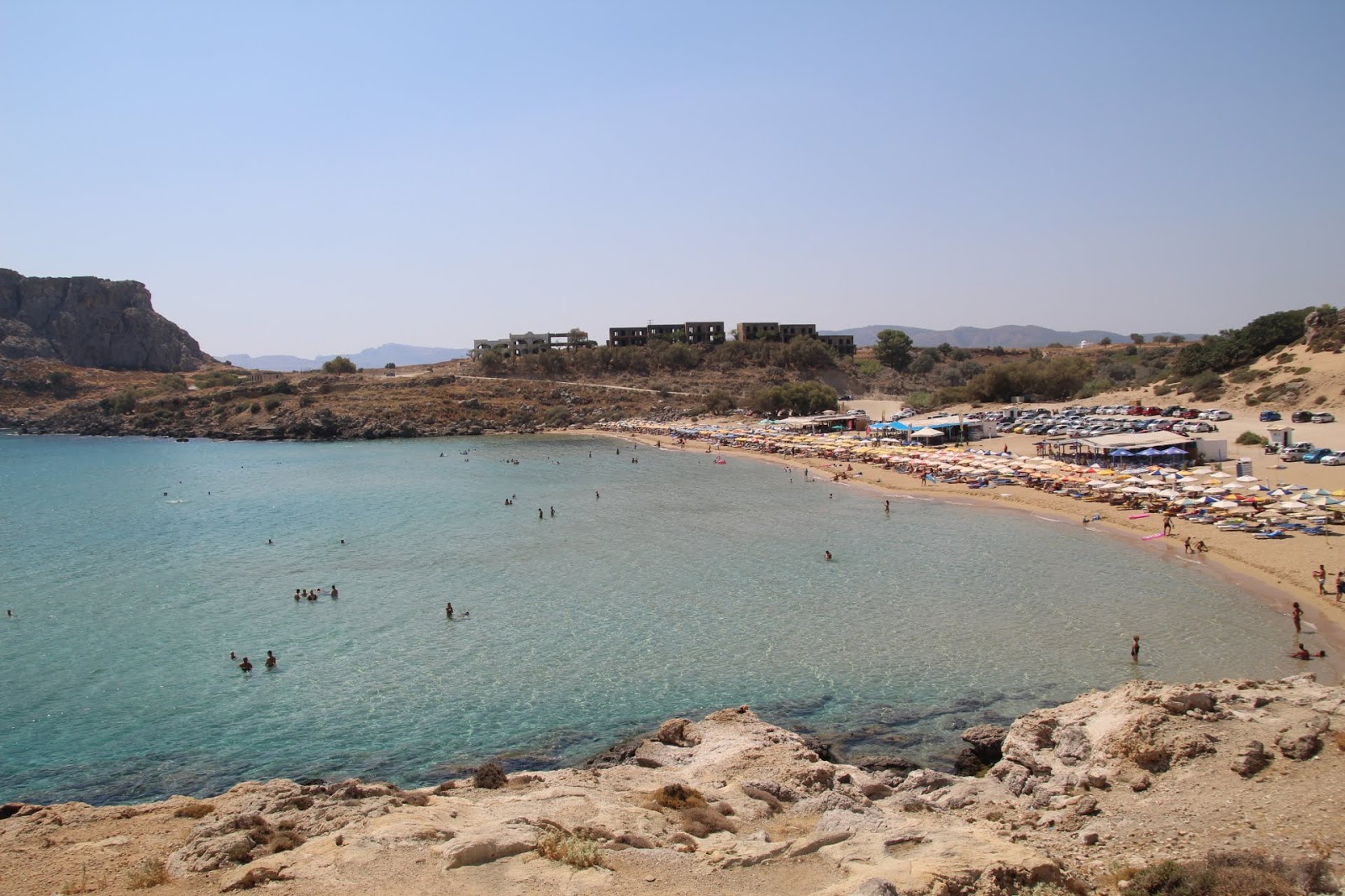 Foto af Agia Agathi Beach med høj niveau af renlighed