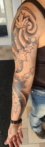 Explore straight edge tattoo ideas, creative tattoo ideas in Waterbury Center, available at Black Garden Tattoo