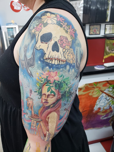 Explore family initials tattoo ideas, creative tattoo ideas in Vinton, available at Cherry Bomb Tattoo and piercing