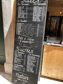 Menu / carte de Les crêpes de Lily&Gu à Toulon