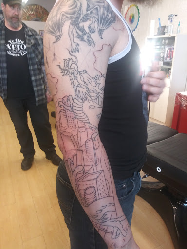 Explore tattoo sleeves ideas design, creative tattoo ideas in Platteville, available at Ye Old Tattoo Shoppe, llc