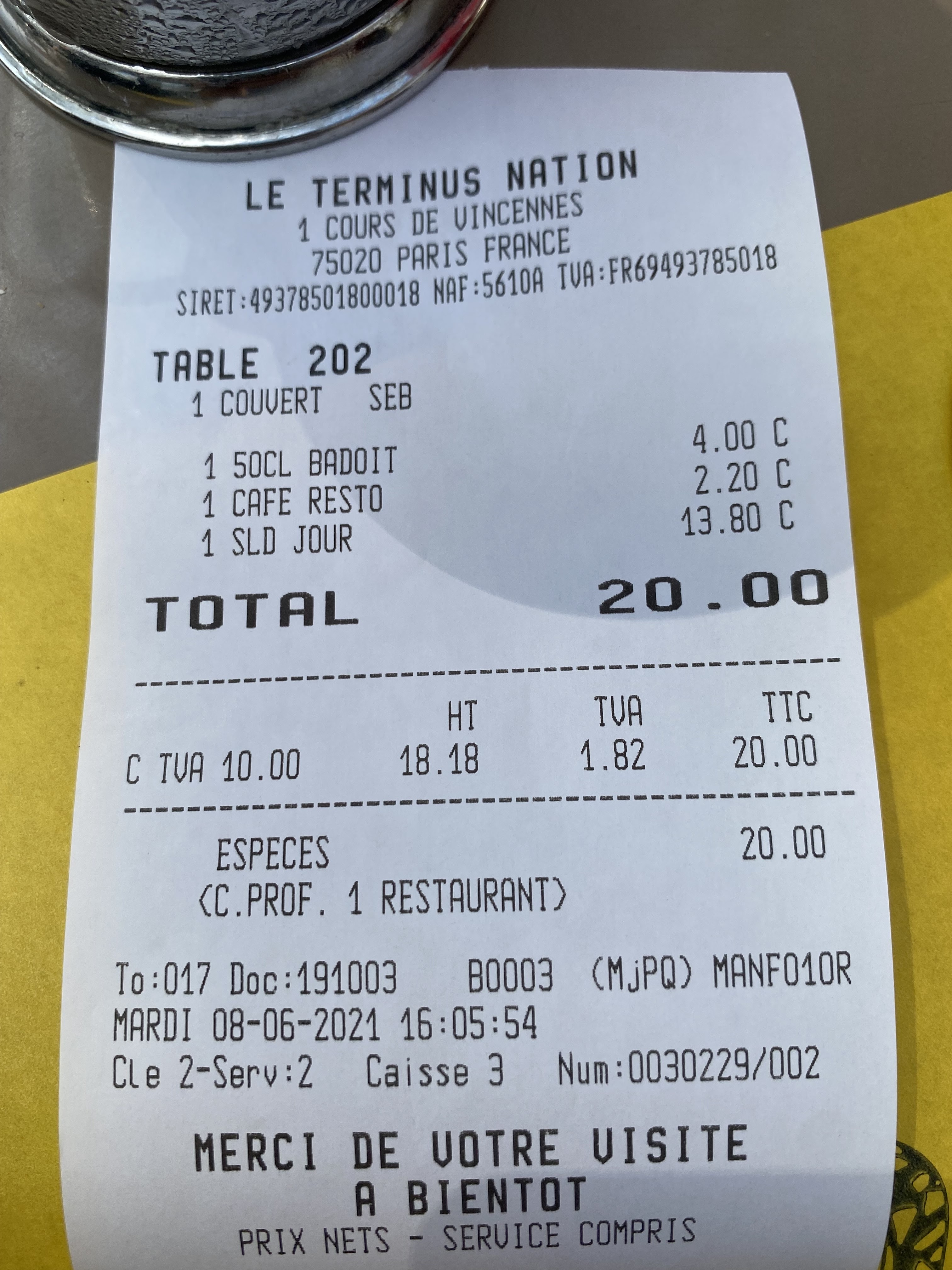 Photo n° 1 de l'avis de Moh.e fait le 08/06/2021 à 14:19