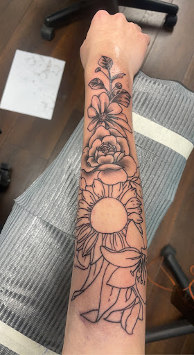 Explore family tree tattoo idea, creative tattoo ideas in Apple Valley, available at Tried and True Tattoo Parlor