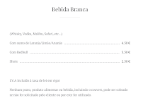 Cafe Fura à Póvoa de Lanhoso menu