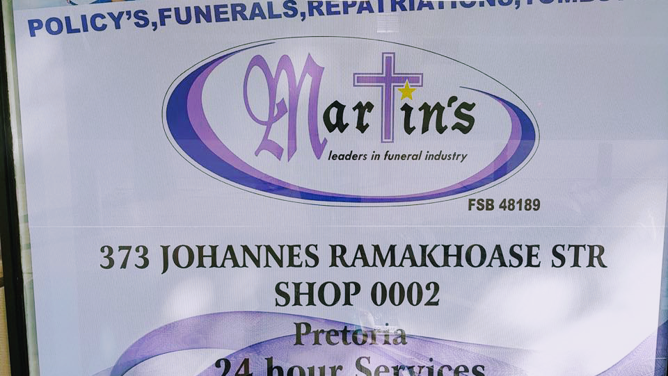 Martins Funeral Pretoria