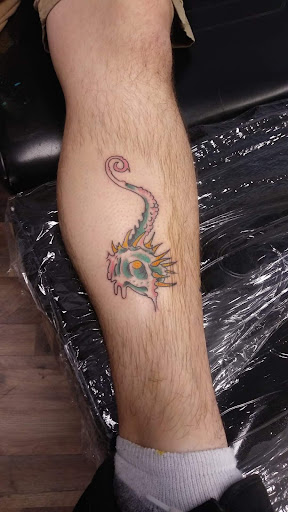 Explore viking chest tattoo ideas, creative tattoo ideas in Russell, available at AU Tattoo