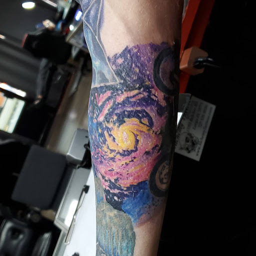 Explore stoner tattoo ideas, creative tattoo ideas in Largo, available at Alchemy Tattoos and Body Piercings
