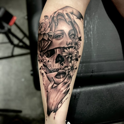 Explore african warrior tattoo ideas, creative tattoo ideas in Ambler, available at Tattoo GalaxyAmbler Piercing & Custom Tattoos