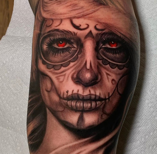 Explore lip tattoo ideas for men, creative tattoo ideas in Rowlett, available at Sinners Tattoo Studio and Supply