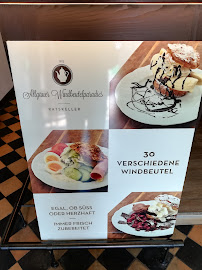 Allgäuer Windbeutelparadies Ratskeller à Ottobeuren menu
