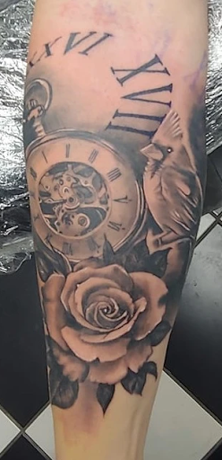 Explore mexican aztec tattoo ideas, creative tattoo ideas in Columbia, available at Black Widow Tattoo