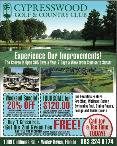 Golf Course «Cypresswood Golf and Country Club», reviews and photos, 1099 Clubhouse Rd, Winter Haven, FL 33884, USA