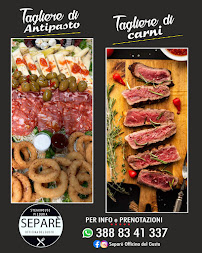 Separe’ officina del gusto pizzeria panineria à Niscemi carte