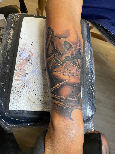 Explore heaven tattoo ideas for guys, creative tattoo ideas in Kailua Kona, available at Packing Ink Tattoos