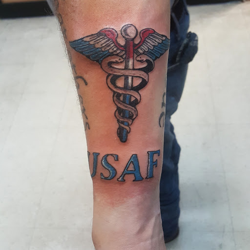 Explore tattoo sleeve filler ideas for a man, creative tattoo ideas in Raleigh, available at Gifted Styles