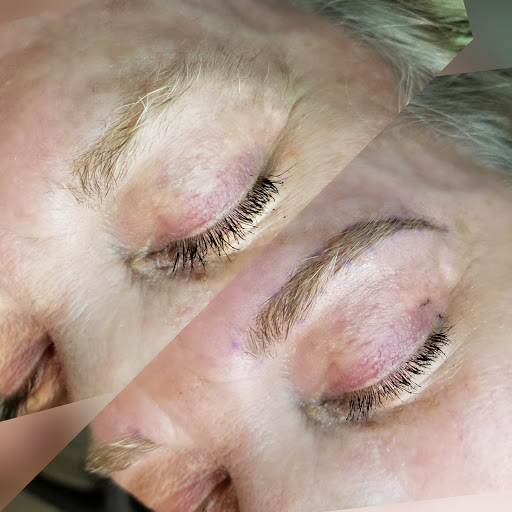 Explore tomahawk tattoo ideas, creative tattoo ideas in Peoria Heights, available at BeautiFULL Brows By Jen Microblading - Permanent Makeup Wild Honey Beauty Studio