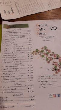 Restaurant Osteria della Posta à Poggio Picenze - menu / carte