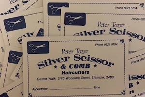 Silver Scissor & Comb image