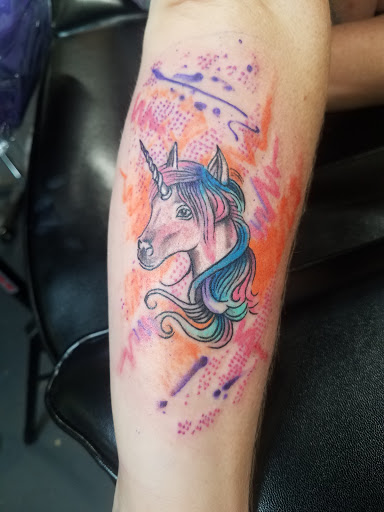 Explore roman tattoo ideas, creative tattoo ideas in Milwaukee, available at Kapow Ink tattoo