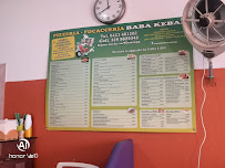 Menu / carte de NON SOLO KEBAB (Babà Kebab) à Vedelago