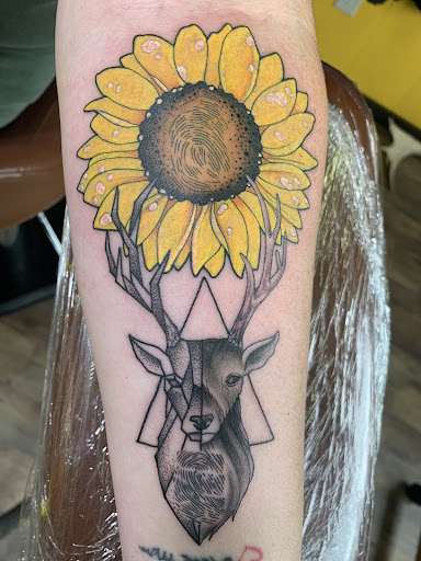 Explore cute bear tattoos ideas, creative tattoo ideas in Buckhannon, available at Hills and Hollers Tattoo