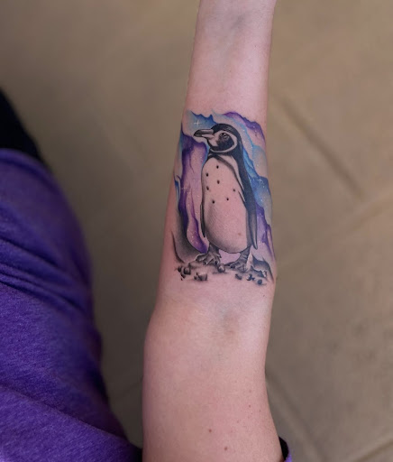 Explore dolphin tattoo ideas, creative tattoo ideas in Peoria, available at Modern Ink Tattoo