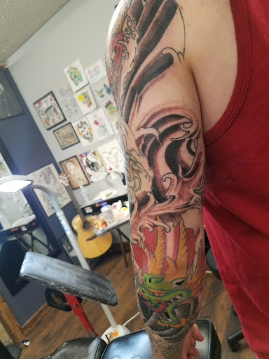 Explore mafia tattoo ideas, creative tattoo ideas in Longview, available at Anchor Down Tattoo and Piercing