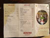 Menu du Le kiosque, Pizzeria, Crepêrie Bretonne à Mirepoix