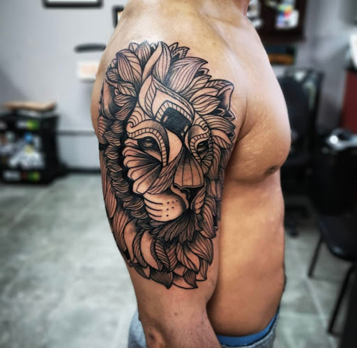 Explore royal tattoo ideas, creative tattoo ideas in Charlotte, available at Canvas Tattoo & Art Gallery