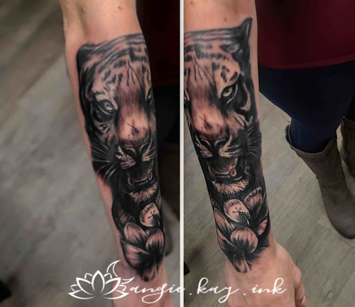 Explore group tattoo ideas for 4, creative tattoo ideas in Casper, available at Luna & Lotus Amethyst Ink Angie Kay