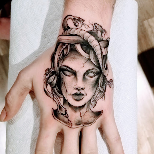 Explore mortal kombat tattoo ideas, creative tattoo ideas in Covington, available at River Ratz Tattoo