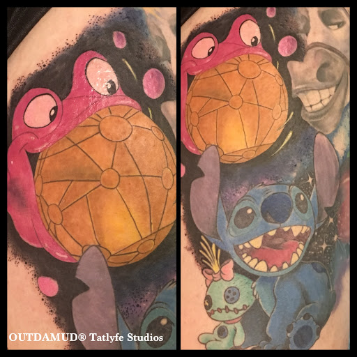 Explore sun and moon tattoo ideas, creative tattoo ideas in Savannah, available at Tatlyfe Studios