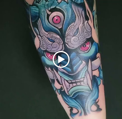 Explore frenchie tattoo ideas, creative tattoo ideas in Columbia, available at Black Widow Tattoo