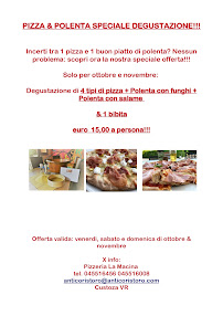 Carte du Pizzeria La Macina à Sommacampagna