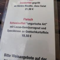 Zur alten Münz à Speyer menu