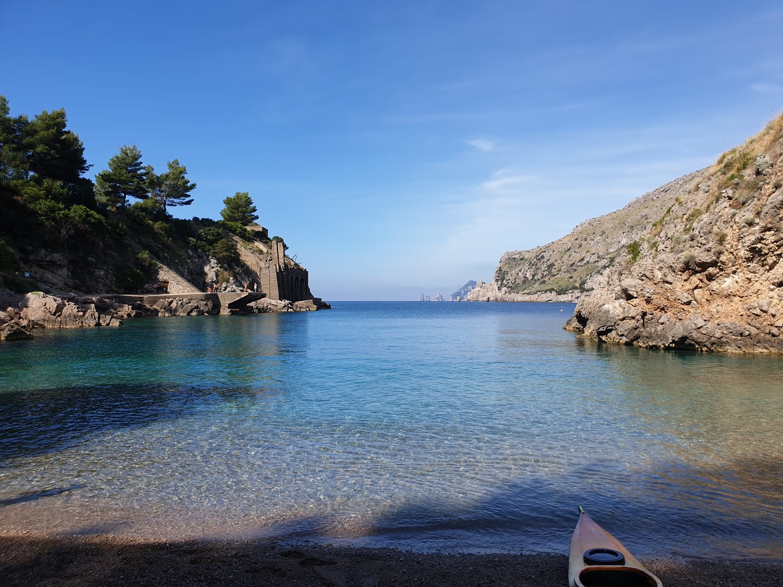 Photo of Baia di Ieranto with tiny bay