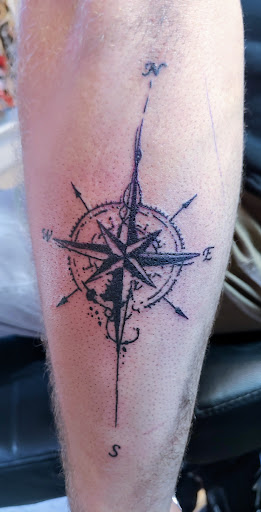 Explore vintage halloween tattoo ideas, creative tattoo ideas in Conover, available at Evermore Custom Tattoos