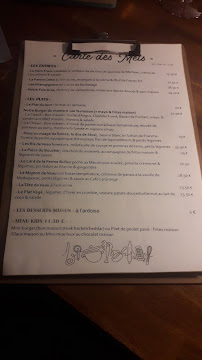 Menu / carte de L'ESCALE GOURMANDE à Recologne